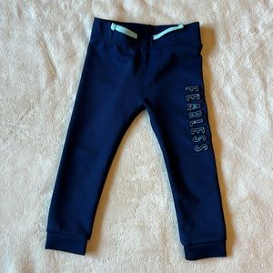 Disney Frozen II Girls Fearless Blue Pants Size 4